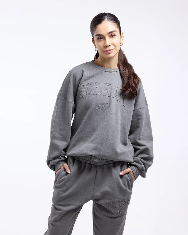 Final Sale East Street Sweatshirt - Distressed Grey