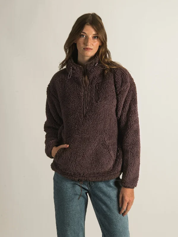 Great Bargains HARLOW TEDDY 1/2 ZIP SHERPA - CLEARANCE