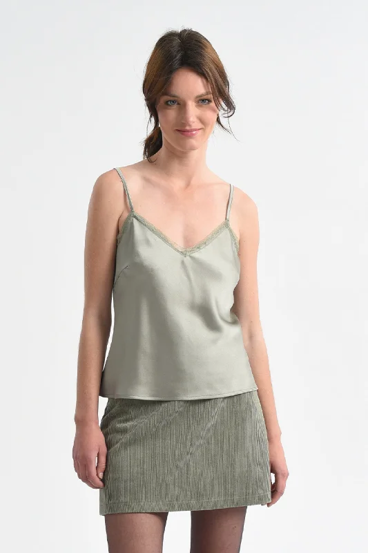 modern dressMolly Bracken Lichen Green Woven Cami