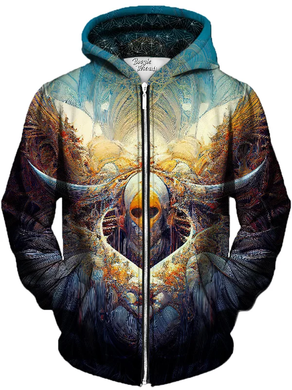 fashion hoodieEverlasting Anxiety Unisex Zip-Up Hoodie