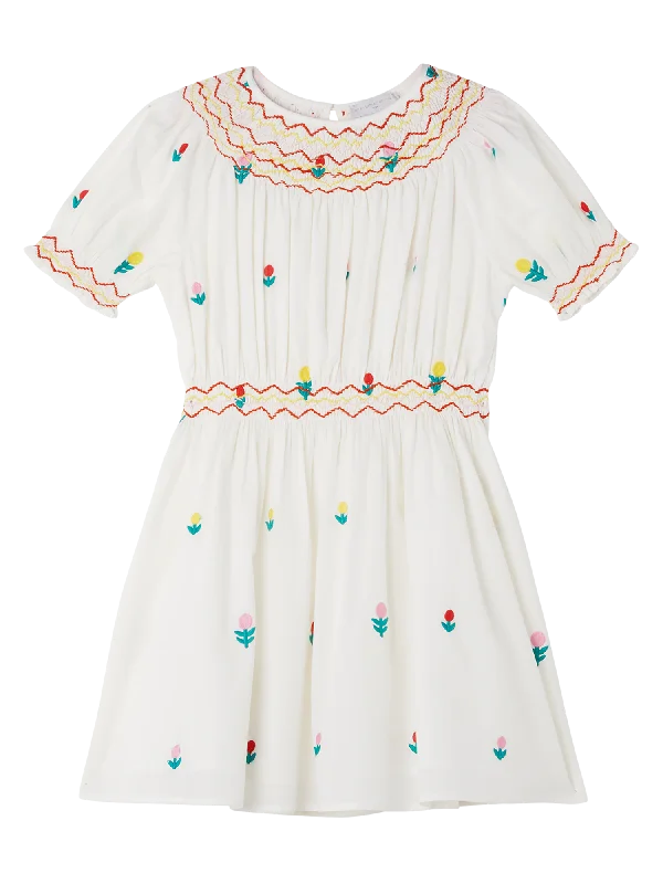 winter dressStella McCartney Dreamy Flowers Smocked Dress