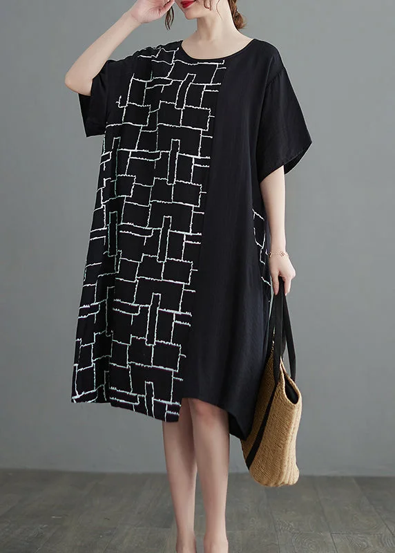 Get It Before It’s Gone oversized dressBoutique Black asymmetrical design Dress Short Sleeve Get It Before It’s Gone oversized dressBoutique Black asymmetrical design Dress Short Sleeve