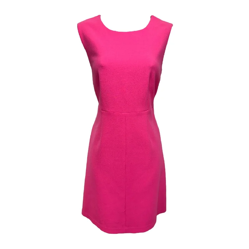 sleeveless dressCarrie Crewneck Sheath Dress Designer By Diane Von Furstenberg In Pink, Size: 6