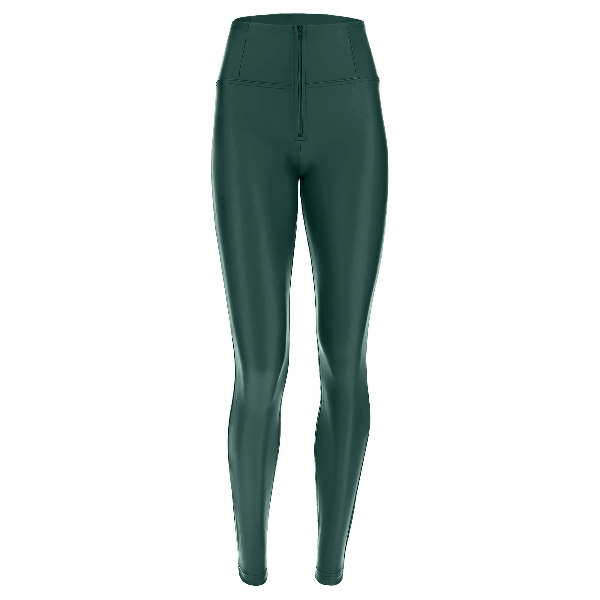 ruched dressFreddy Jeans - High Rise Bottle Green Leather