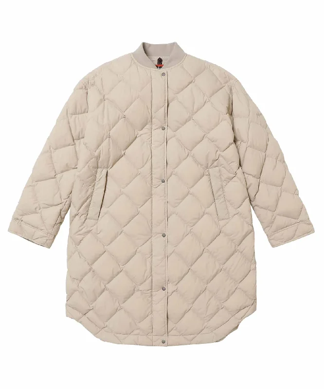 street style coat【SPECIAL PRICE】RIB COLLAR QUILTED DOWN COAT W(WOMEN)