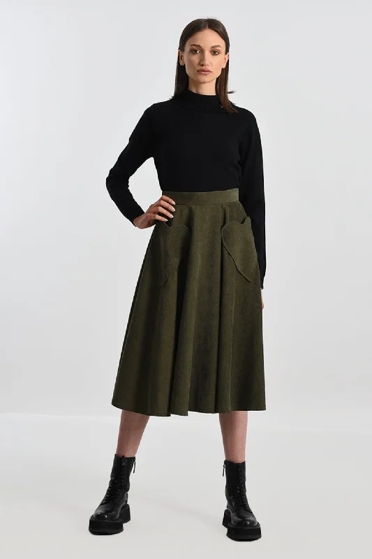 knit dressMolly Bracken Kahki Woven Skirt