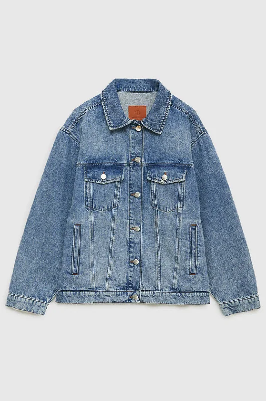 Final Markdown classic zip-up coatRORY JACKET - VINTAGE INDIGO