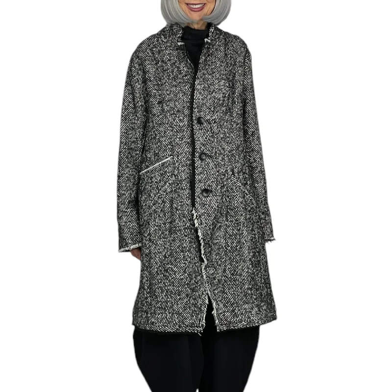 wool-blend coatTAILORED TWEED COAT