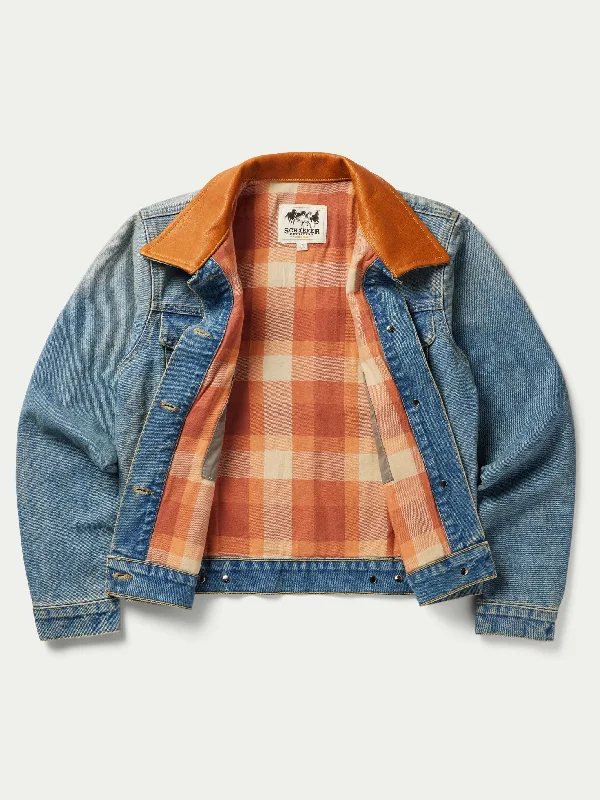 chic coatWomen's Legend Denim Jacket with Flannel Lining