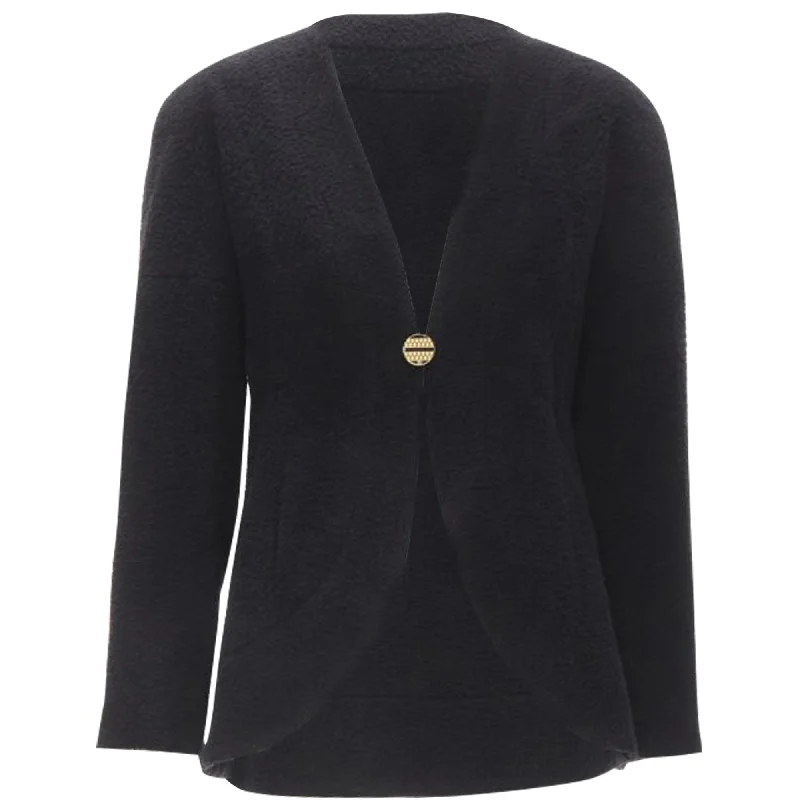 New Deals Chanel wool boucle round shoulder on jacket