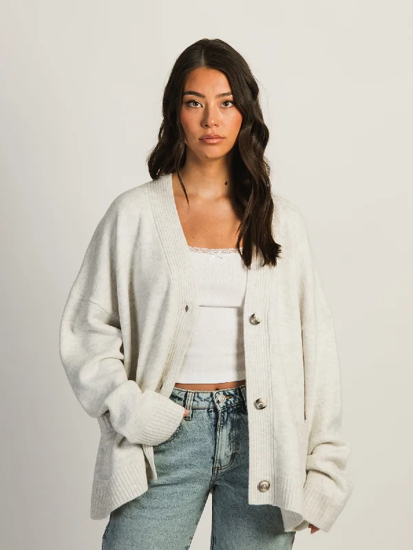 Special Discount HARLOW HEATHER CARDIGAN - CLOUD