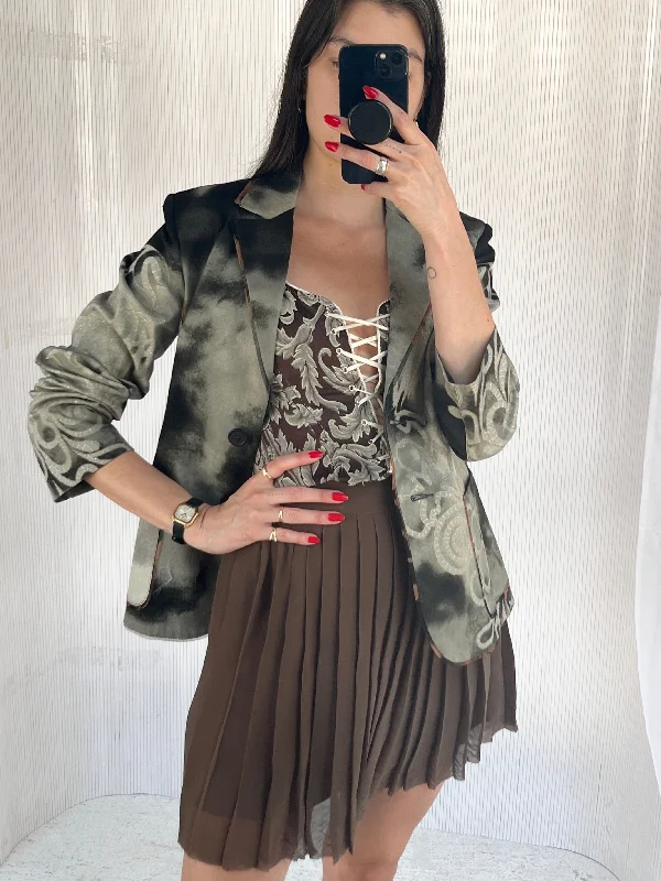 New Markdowns relaxed winter jacketCitta Printed blazer