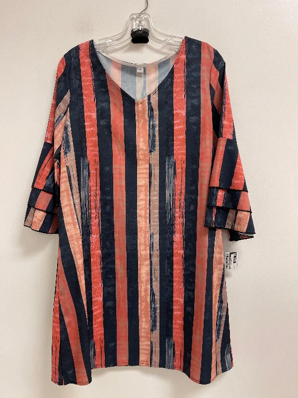 Sale Event t-shirt dressDress Casual Midi By Clothes Mentor In Multi-colored, Size: M Sale Event t-shirt dressDress Casual Midi By Clothes Mentor In Multi-colored, Size: M