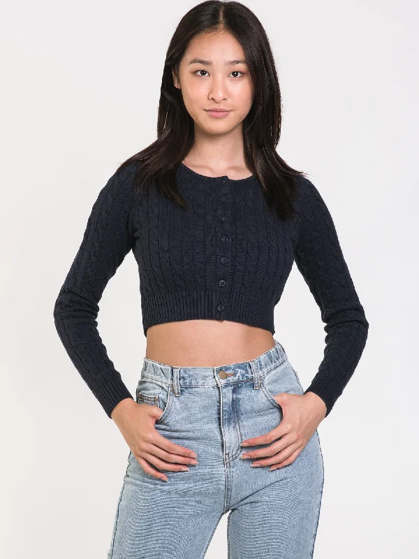 Hurry In HARLOW JULIETTE CABLE CARDI - CLEARANCE