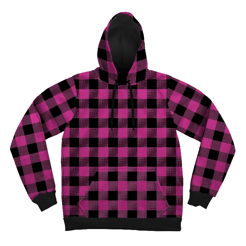 Limited Stock Neon Pink Black Plaid