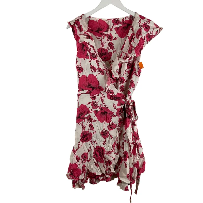 lace dressDress Casual Short By Free People In Floral Print, Size: L