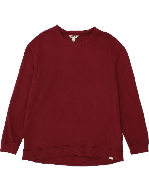 Flash Sale ORVIS Mens Sweatshirt Jumper Large Red Modal