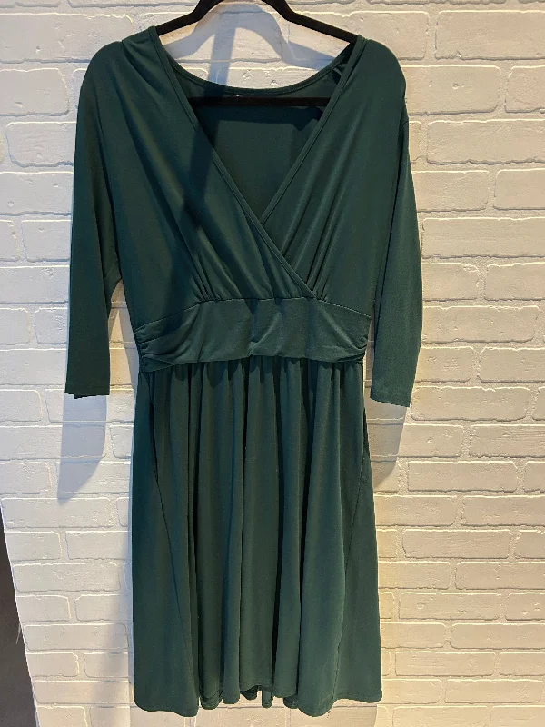 Warehouse Sale party dressDress Casual Maxi By Cme In Green, Size: Xl