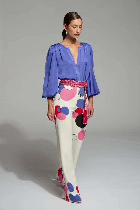 sleek midi dressMoskada Pink Almagro Trousers