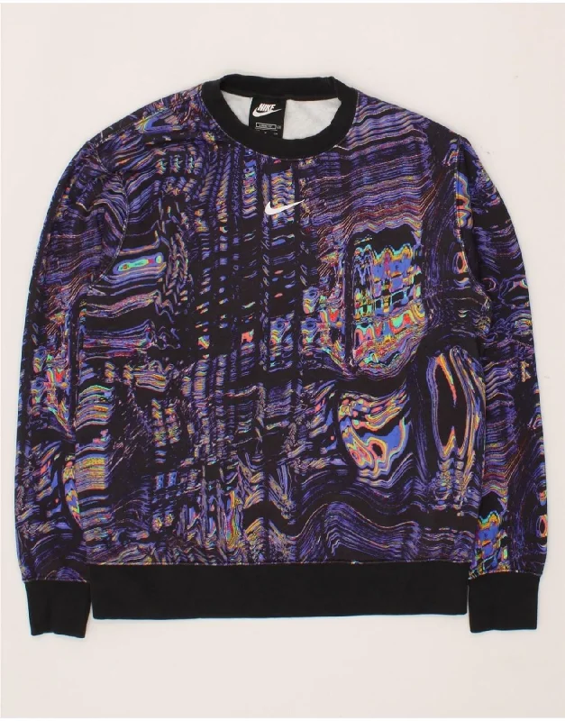 Unbeatable Prices NIKE Womens Loose Fit Sweatshirt Jumper UK 10 Small Purple Cotton