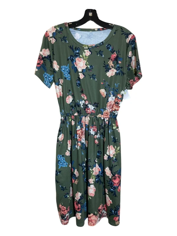 Seasonal Clearance elegant shift dressDress Work By Clothes Mentor In Green, Size: L Seasonal Clearance elegant shift dressDress Work By Clothes Mentor In Green, Size: L