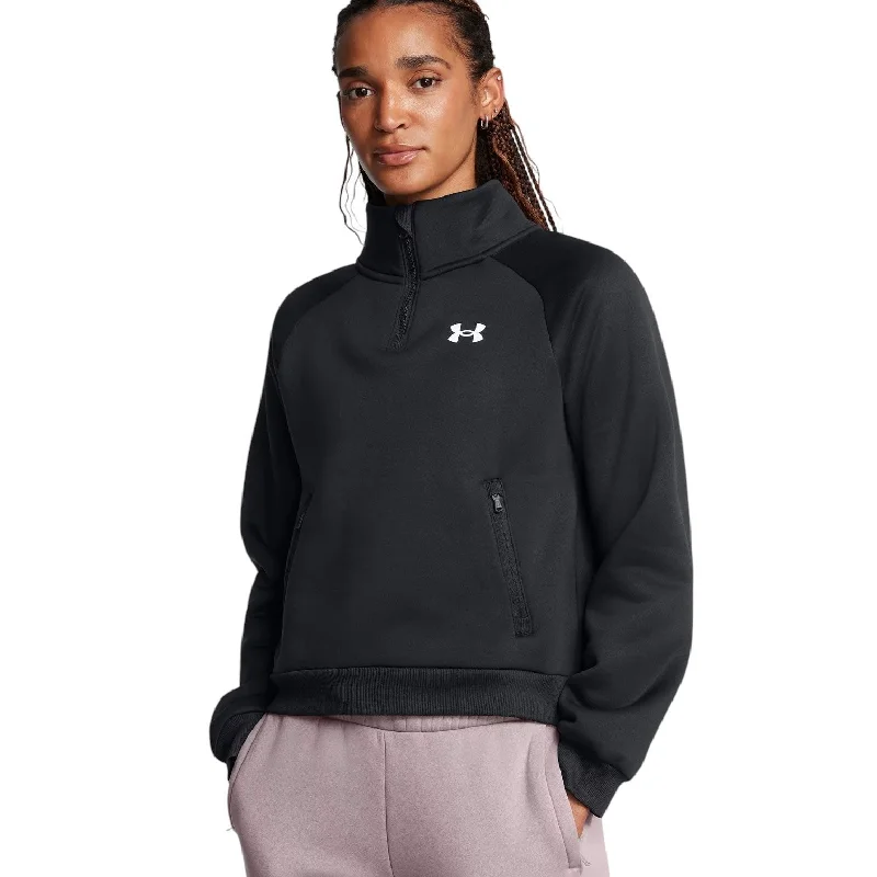 Online Only Under Armour Fleece Pro Womens Half Zip Top