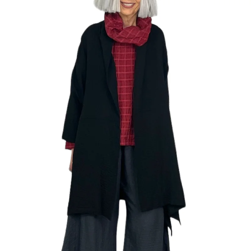 stylish peacoatTRAVEL CRINKLE GAIA COAT