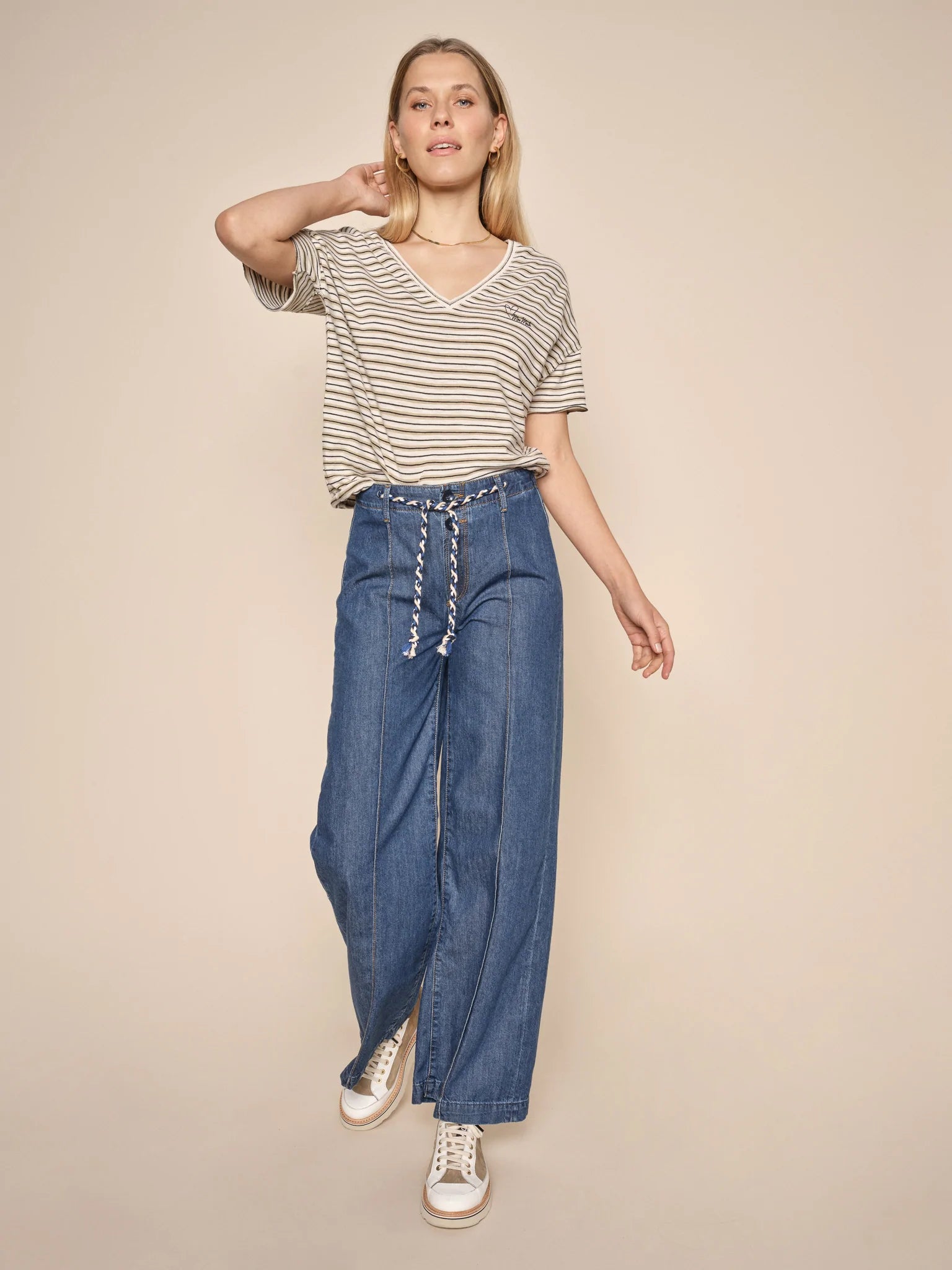 summer dressMos Mosh Dark Blue Emilia String Jeans