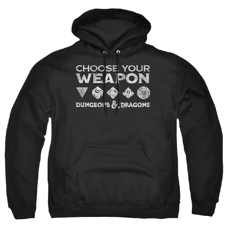 chic workout hoodieDungeons & Dragons Choose Your Weapon - Pullover Hoodie