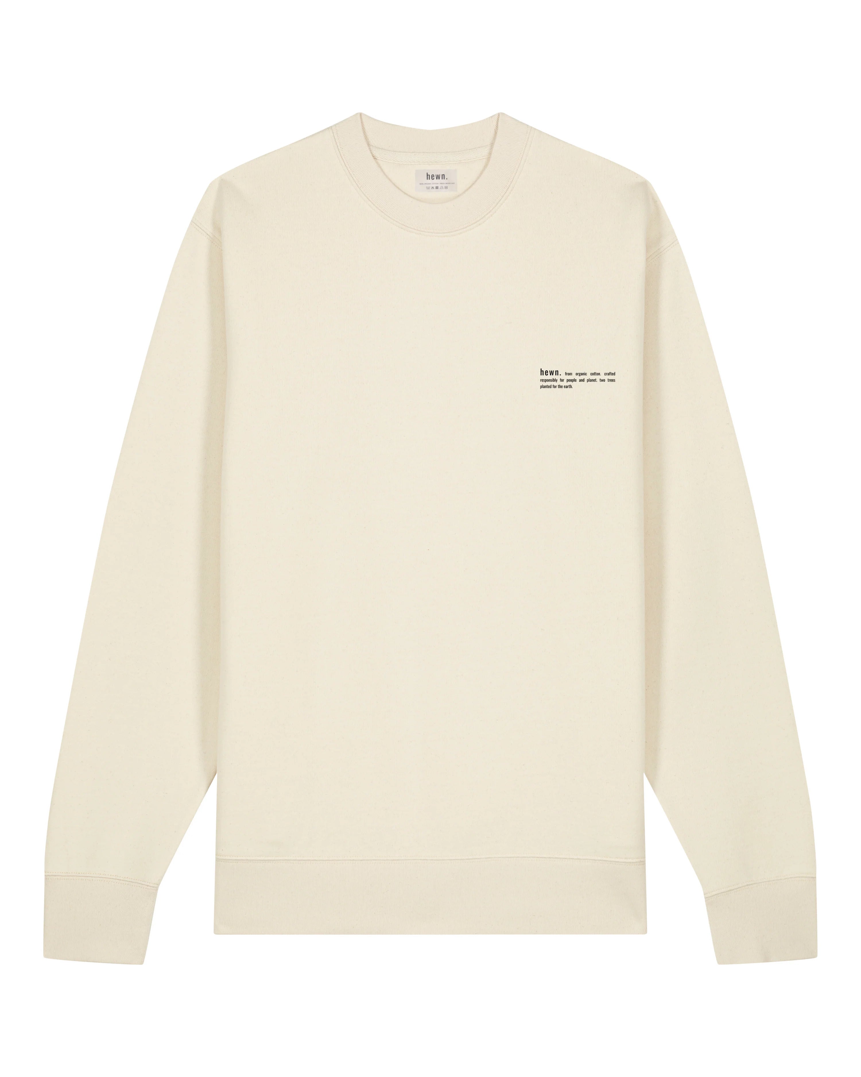 Bargain Bin Womens Organic Midweight Sweatshirt in Natural Cotton