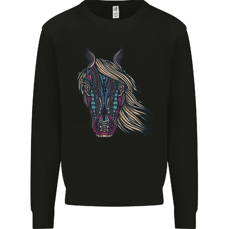 Today’s Deal urban activewear hoodieA Tribal Horse Equestrian Mens Sweatshirt Jumper