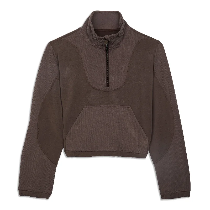 Discount Days Brushed Softstreme Ribbed Half Zip - Resale