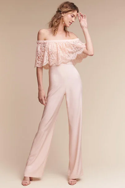 floral dressBHLDN Theia Mila Jumpsuit - Blush