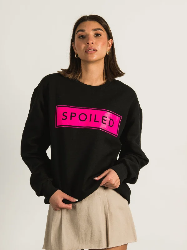 Crazy Savings SPOILED CREWNECK  - CLEARANCE