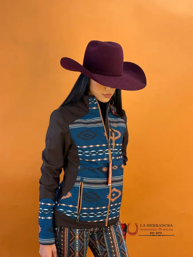 Big Discounts Cinch Womens Jacket Tan Logo Aztec Softshell