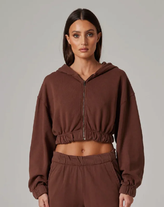 wool-blend coatTalentless Women's Zip Crop