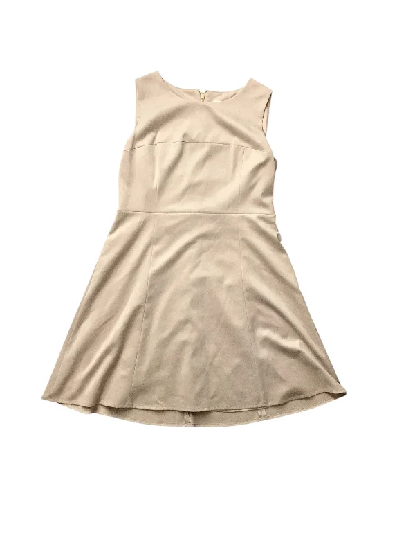 Closeout Sale velvet dressDress Casual Midi By Calvin Klein In Tan, Size: 16