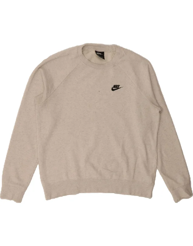 Extra Savings NIKE Mens Sweatshirt Jumper Medium Grey Cotton