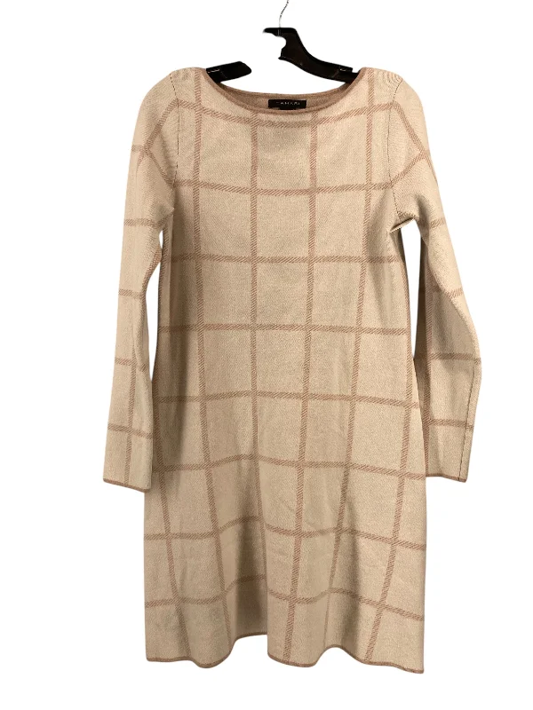 Deal Dash relaxed fit dressDress Sweater By Tahari By Arthur Levine In Pink & White, Size: M Deal Dash relaxed fit dressDress Sweater By Tahari By Arthur Levine In Pink & White, Size: M
