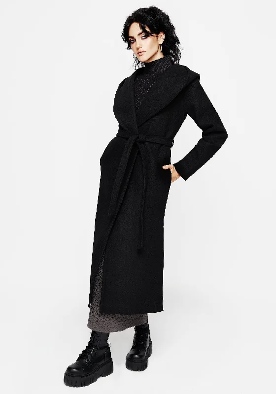 versatile coatCatacomb Hooded Belted Coat