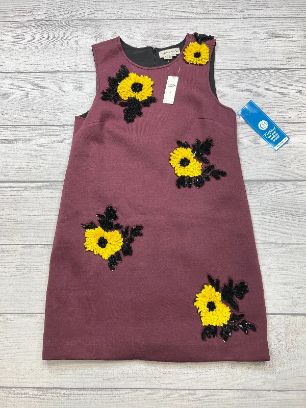 Special Price minimalistic dressNew! Dress Party Short By Dhruv Kapoor In Burgundy, Size: M