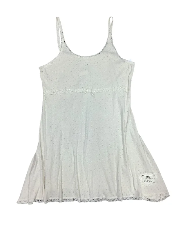 Price Drop flowy evening dressDress Casual Short By Cmc In Cream, Size: Xl