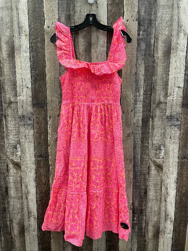 relaxed fit dressDress Casual Midi By Vineyard Vines In Pink, Size: S