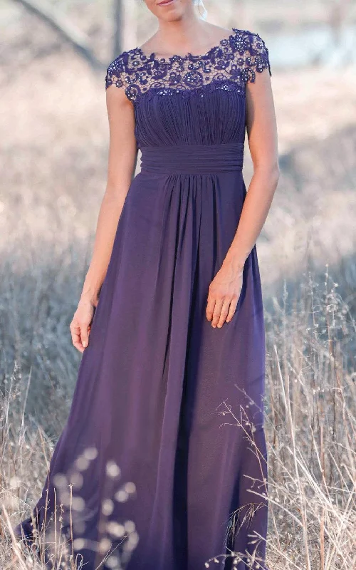 fitted cocktail dressLatest Illusion Purple Bridesmaid Dress-ET_329095