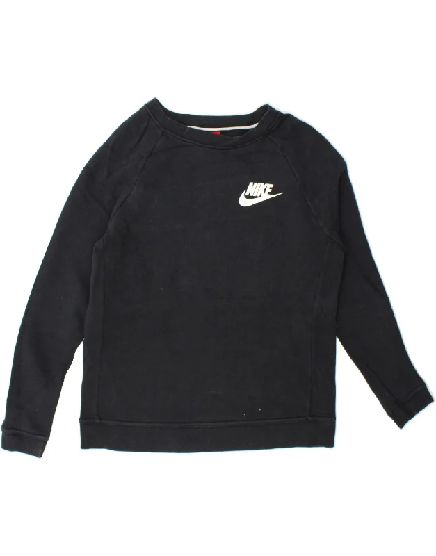 Exclusive Offers NIKE Womens Sweatshirt Jumper UK 10 Small Black Cotton
