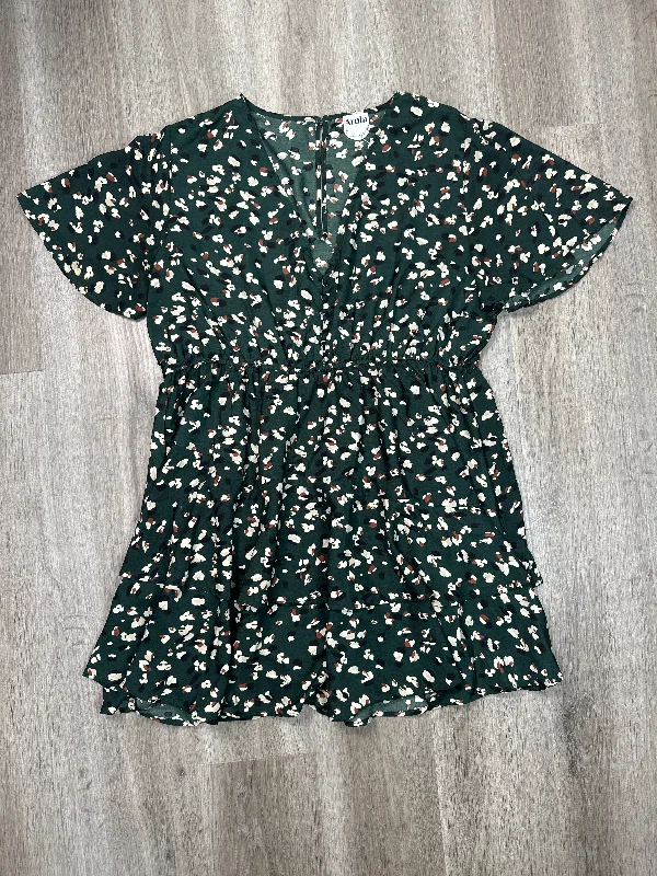 Today's Special party-ready dressDress Casual Short By ARULA In Green, Size: 2x