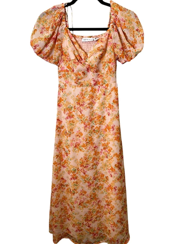 Value Deals flowy dressDress Casual Midi By Cmc In Floral Print, Size: Xs