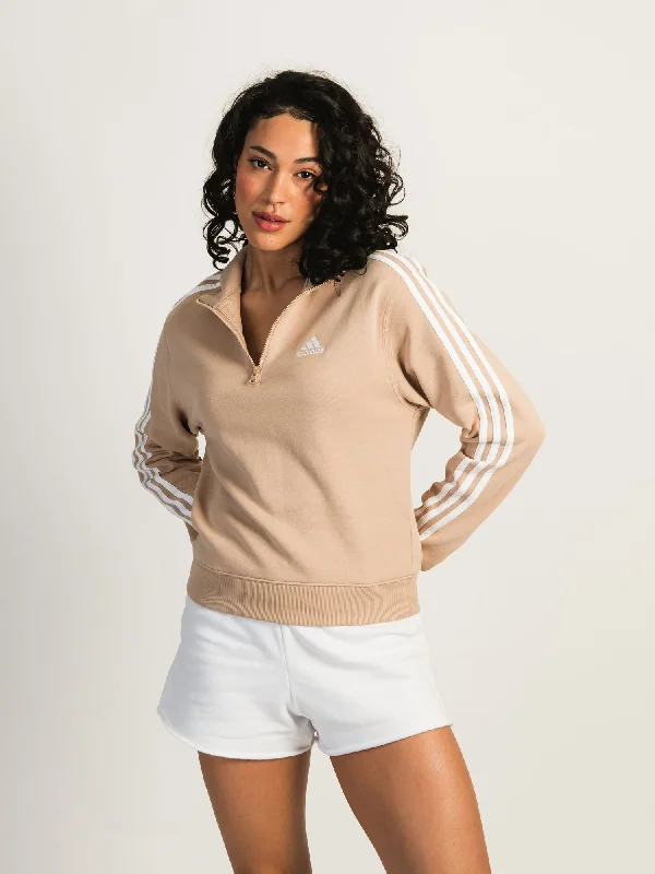 Savings Alert ADIDAS 3-STRIPES QUARTER ZIP SWEATER