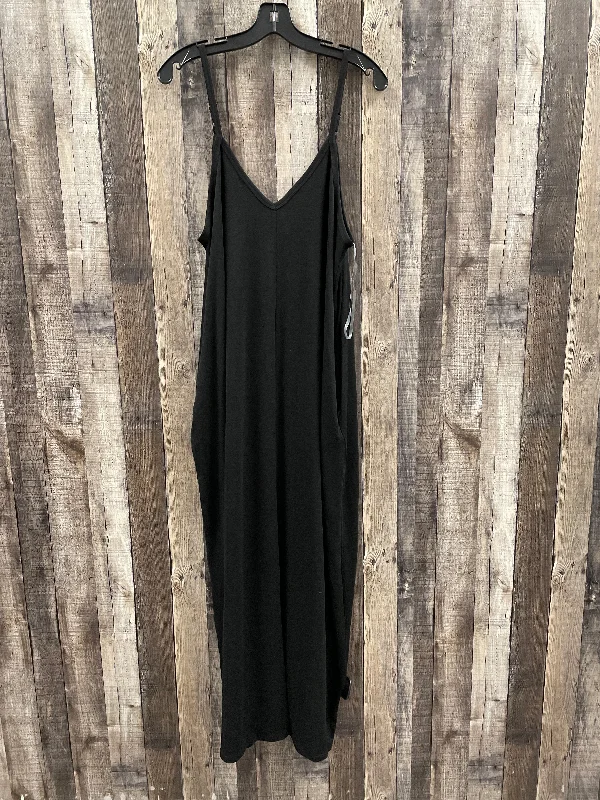 midi dressDress Casual Maxi By Zenana Outfitters In Black, Size: Xl