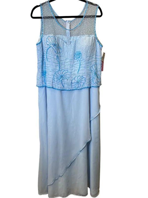 Limited Time Discount wrap-around dressDress Party Long By Cmc In Blue, Size: 3x
